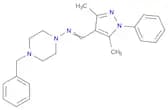1-Piperazinamine, N-[(3,5-dimethyl-1-phenyl-1H-pyrazol-4-yl)methylene]-4-(phenylmethyl)-