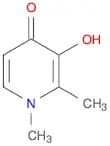 4(1H)-Pyridinone, 3-hydroxy-1,2-dimethyl-