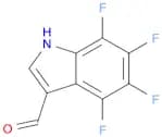 1H-Indole-3-carboxaldehyde, 4,5,6,7-tetrafluoro-