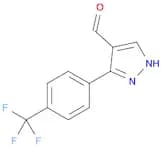 3-[4-(Trifluoromethyl)phenyl]-1H-pyrazole-4-carbaldehyde