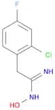 2-(2-Chloro-4-fluorophenyl)-N'-hydroxyethanimidamide