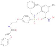 2-Benzofurancarboxamide, N-[2-[4-[[[2-[(hydroxyamino)carbonyl]-4,6-dimethylphenyl](phenylmethyl)am…