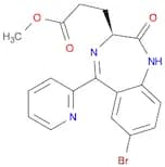 1H-1,4-Benzodiazepine-3-propanoic acid, 7-bromo-2,3-dihydro-2-oxo-5-(2-pyridinyl)-, methyl ester, …