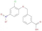 Benzoic acid, 3-[(2-chloro-4-nitrophenoxy)methyl]-