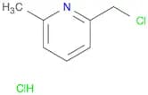 2-(Chloromethyl)-6-methylpyridine, HCl, tech grade