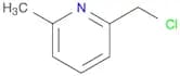 Pyridine, 2-(chloromethyl)-6-methyl-