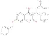 2H-1-Benzopyran-2-one, 4-hydroxy-3-(3-oxo-1-phenylbutyl)-7-(phenylmethoxy)-