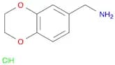 1-(2,3-Dihydro-1,4-benzodioxin-6-yl)methanamine, HCl