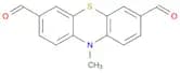 10H-Phenothiazine-3,7-dicarboxaldehyde, 10-methyl-