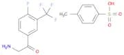 2-Amino-1-[4-fluoro-3-(trifluoromethyl)phenyl]ethanone 4-methylbenzenesulfonate