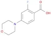 2-Fluoro-4-morpholinobenzoic acid