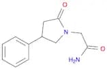 4-Phenyl-2-oxopyrrolidine-1-acetamide