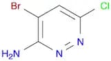 3-Amino-4-bromo-6-chloropyridazine