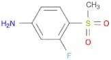 1-Amino-3-fluoro-4-(methylsulphonyl)benzene