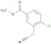 4-Chloro-3-(cyanomethyl)benzoic acid methyl ester