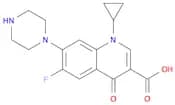 1-Cyclopropyl-6-fluoro-1,4-dihydro-4-oxo-7-(1-piperazinyl)-3-quinolinecarboxylic acid