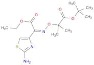 Ethyl (Z)-2-(2-aminothiazol-4-yl)-2-(1-t-butoxycarbonyl-1-methyl)ethoxyiminoacetate