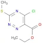 Ethyl 5-chloro-3-(methylsulfanyl)-1,2,4-triazine-6-carboxylate