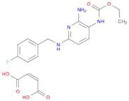 Carbamic acid, [2-amino-6-[[(4-fluorophenyl)methyl]amino]-3-pyridinyl]-, ethyl ester, (Z)-2-butene…