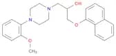 1-[4-(2-methoxyphenyl)piperazin-1-yl]-3-(naphthalen-1-yloxy)propan-2-ol