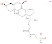 Ethanesulfonic acid, 2-[[(3α,5β,7α)-3,7-dihydroxy-24-oxocholan-24-yl]amino]-, sodium salt (1:1)