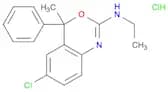 6-Chloro-2-N-ethyl-4-methyl-4-phenyl-4H-3,1-benzoxazin-2-amine hydrochloride