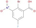 2-Bromo-5-fluoro-3-nitrobenzoicacid