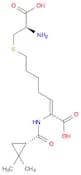 (2Z)-7-{[(2R)-2-amino-2-carboxyethyl]sulfanyl}-2-{[(1S)-2,2-dimethylcyclopropyl]formamido}hept-2-e…