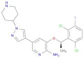 3-[(1R)-1-(2,6-Dichloro-3-fluorophenyl)ethoxy]-5-[1-(4-piperidinyl)-1H-pyrazol-4-yl]pyridin-2-amine