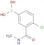 (4-CHLORO-3-(METHYLCARBAMOYL)PHENYL)BORONIC ACID