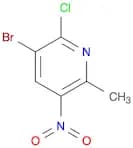 3-Bromo-2-chloro-6-methyl-5-nitropyridine