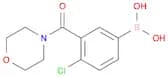 (4-Chloro-3-(morpholine-4-carbonyl)phenyl)boronic acid