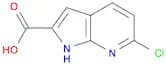 6-Chloro-1H-pyrrolo[2,3-b]pyridine-2-carboxylic acid