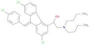 2-(dibutylamino)-1-[(9Z)-2,7-dichloro-9-[(4-chlorophenyl)methylidene]-9H-fluoren-4-yl]ethan-1-ol