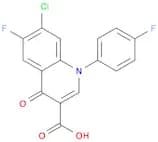 7-Chloro-6-fluoro-1-(4-fluorophenyl)-1,4-dihydro-4-oxo-3-quinolinecarboxylic acid