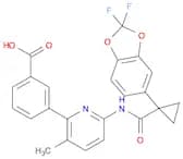 3-(6-[[1-(2,2-Difluoro-benzo[1,3]dioxol-5-yl)-cyclopropanecarbonyl]-amino]-3-methyl-pyridin-2-yl)-…