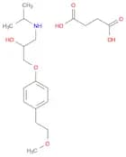 Butanedioic acid, compd. with (±)-1-[4-(2-methoxyethyl)phenoxy]-3-[(1-methylethyl)amino]-2-propano…
