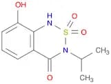 8-hydroxy-3-isopropyl-1H-2,1,3-benzothiadiazin-4(3H)-one 2,2-dioxide