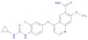 4-{3-chloro-4-[(cyclopropylcarbamoyl)amino]phenoxy}-7-methoxyquinoline-6-carboxamide