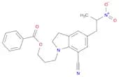 1-[3-(Benzoyloxy)propyl]-2,3-dihydro-5-(2-nitropropyl)-1h-indole-7-carbonitrile