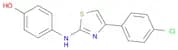 4-[[4-(4-Chlorophenyl)-2-thiazolyl]amino]phenol
