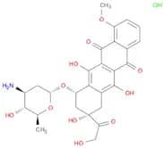 5,​12-​Naphthacenedione, 10-​[(3-​amino-​2,​3,​6-​trideoxy-​α-​L-​arabino-​hexopyranosyl)​oxy]​-​7…