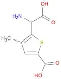 5-[amino(carboxy)methyl]-4-methylthiophene-2-carboxylic acid