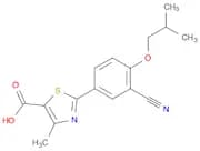 2-[3-cyano-4-(2-methylpropoxy)phenyl]-4-methyl-1,3-thiazole-5-carboxylic acid