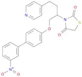 3-[1-[[(3'-Nitro[1,1'-biphenyl]-4-yl)oxy]methyl]-3-(4-pyridinyl)propyl]-2,4-thiazolidinedione