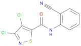 3,4-Dichloro-N-(2-cyanophenyl)-5-isothiazolecarboxamide