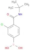 3-Chloro-4-(N-tert-butylcarbamoyl)phenylboronic acid