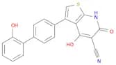 4-Hydroxy-3-(2'-hydroxy-1,1'-biphenyl-4-yl)-6-oxo-6,7-dihydrothieno[2,3-b]pyridine-5-carbonitrile