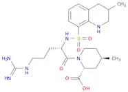(2R,4R)-1-[(2S)-5-[(diaminomethylidene)amino]-2-[(3R)-3-methyl-1,2,3,4-tetrahydroquinoline-8-sulfo…