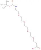 5,8,11,14-Tetraoxa-2-azaheptadecanedioic acid 1-(1,1-dimethylethyl) ester